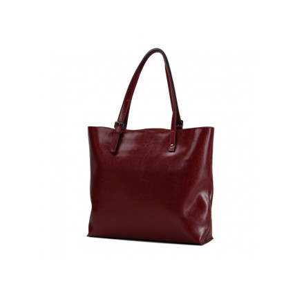 Кожаная женская сумка Grays красная GR-2011R