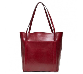 Кожаная женская сумка Grays красная GR-2013R
