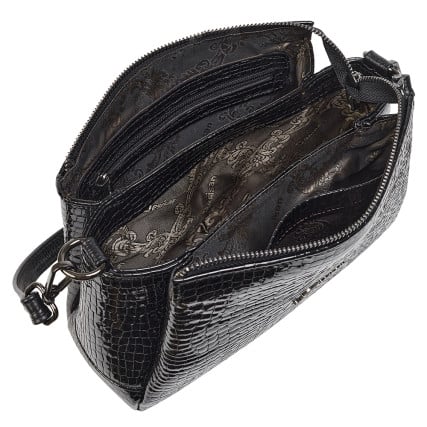 Женская кожаная сумка Desisan черная 3017-583