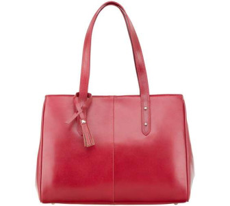 Женская сумка кожаная Visconti (Великобритания) красная ITL80 RED