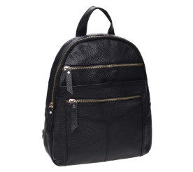 Женский кожаный рюкзак Keizer черный K11039-black
