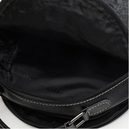 Кожаная женская сумка Keizer черная K12208bl-black