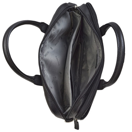Мужской кожаный черный портфель Katana (Франция) k69362-1 – Фото 6