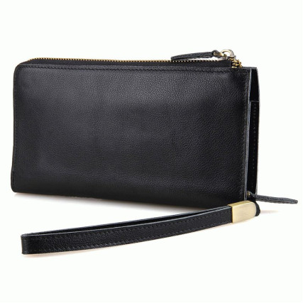 Мужской кожаный клатч 8048A Buffalo Bags черный – Фото 1