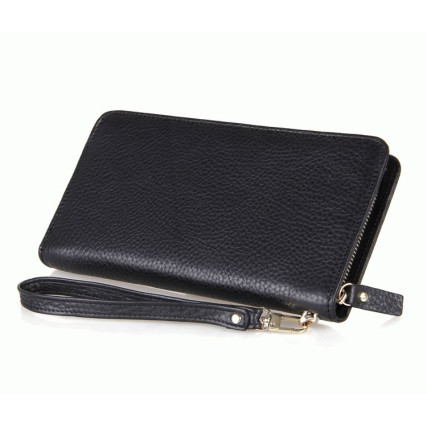 Мужской кожаный клатч 8068A Buffalo Bags черный – Фото 1