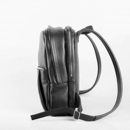Кожаный черный рюкзак JIZUZ Karl Backpack – Фото 3