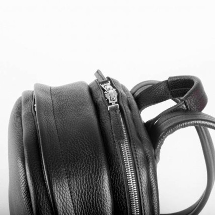 Кожаный черный рюкзак JIZUZ Karl Backpack – Фото 4