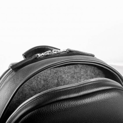 Кожаный черный рюкзак JIZUZ Karl Backpack – Фото 6