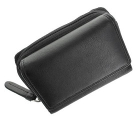 Женский кожаный кошелек VISCONTI HT30 черный