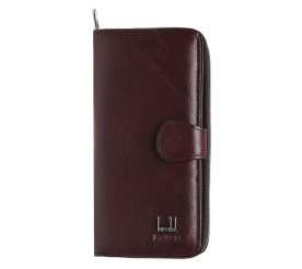 Женский кожаный кошелек Horse Imperial бордовый