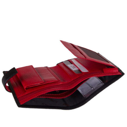 Кожаный мужской кошелек Karya черный – Фото 3