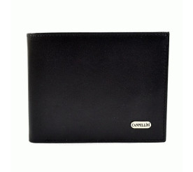 Кожаный мужской кошелек Canpellini черный