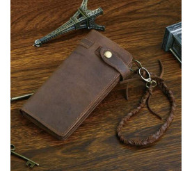Мужской кожаный кошелек 8031R Buffalo Bags коричневый