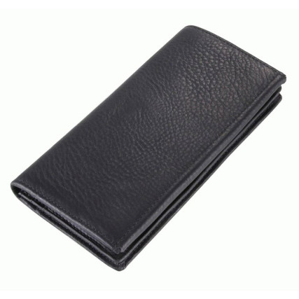 Мужской кожаный кошелек 8061A Buffalo Bags черный – Фото 1