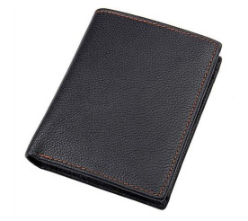 Кожаный кошелек 8152A Buffalo Bags черный