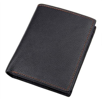 Кожаный кошелек 8152A Buffalo Bags черный – Фото 1