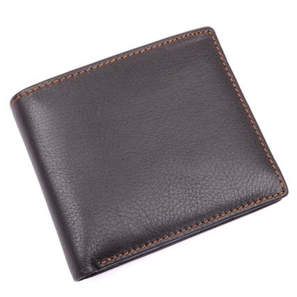 Мужской кожаный кошелек 8155-3C Buffalo Bags коричневый – Фото 1