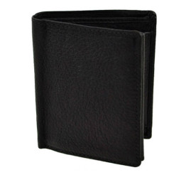 Мужской кожаный кошелек VISCONTI Woods Value черный