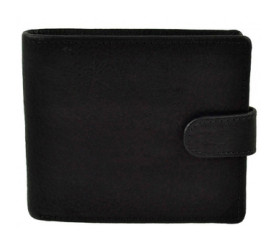 Мужской кожаный кошелек VISCONTI Woods Value черный