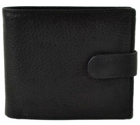 Мужской кожаный кошелек VISCONTI Woods Value черный