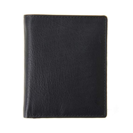 Мужской кожаный кошелек VISCONTI BD14 черный – Фото 1