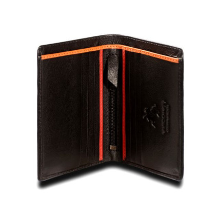 Мужской кожаный кошелек VISCONTI BD14 черный – Фото 2