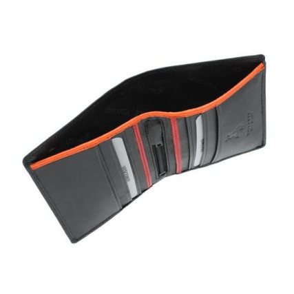 Мужской кожаный кошелек VISCONTI BD14 черный – Фото 5