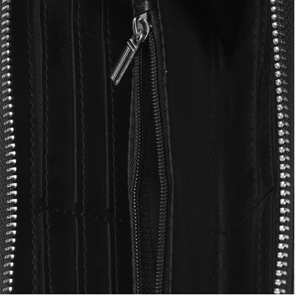 Мужской кожаный кошелек Keizer черный – Фото 5