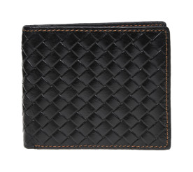 Мужской кожаный кошелек Keizer черный