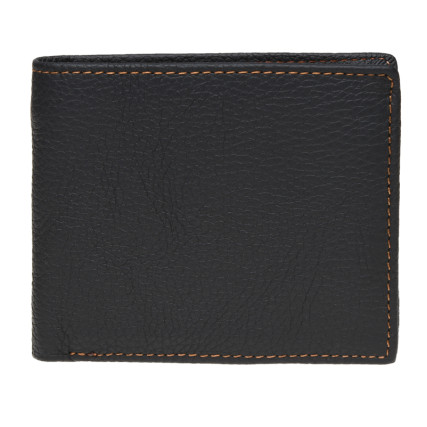 Мужской кожаный кошелек Keizer черный – Фото 1