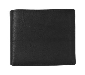 Мужской кожаный кошелек Keizer черный