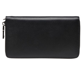 Мужской кожаный кошелек Borsa Leather черный