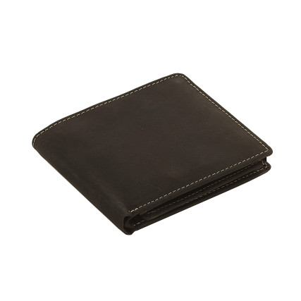 Мужской кожаный кошелек Woodbridge черный – Фото 4