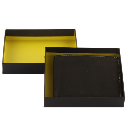 Мужской кожаный кошелек Woodbridge черный – Фото 8