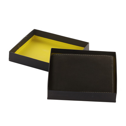 Мужской кожаный кошелек Woodbridge черный – Фото 6