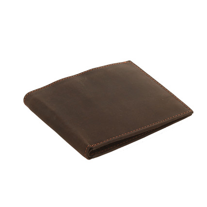 Мужской кожаный кошелек Woodbridge коричневый – Фото 3