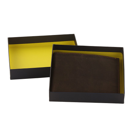 Мужской кожаный кошелек Woodbridge коричневый – Фото 6