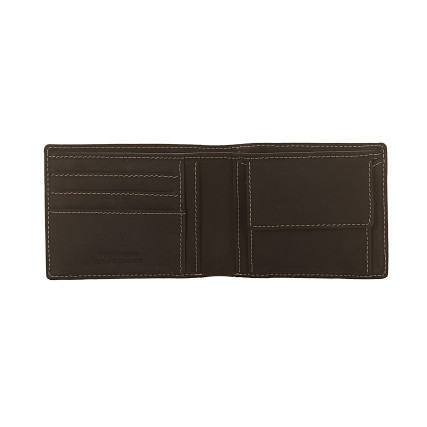 Мужской кожаный кошелек Woodbridge черный – Фото 2