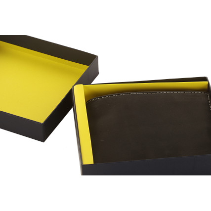 Мужской кожаный кошелек Woodbridge черный – Фото 6