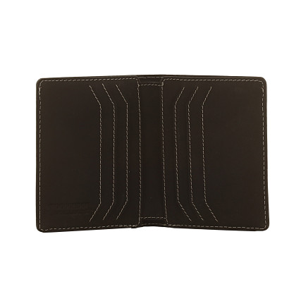 Мужской кожаный кошелек Woodbridge черный – Фото 2