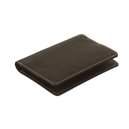 Мужской кожаный кошелек Woodbridge черный – Фото 3