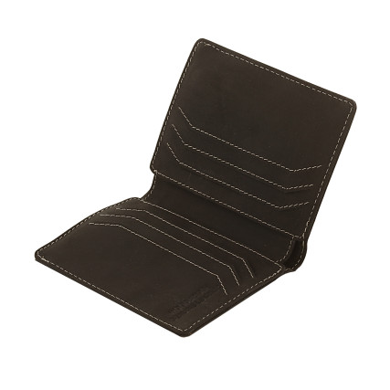 Мужской кожаный кошелек Woodbridge черный – Фото 4