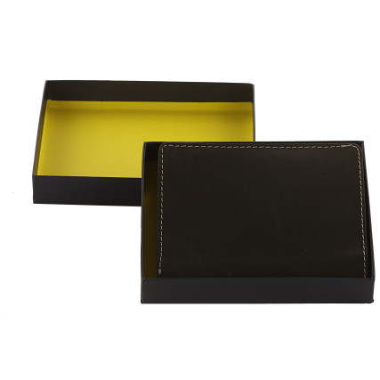 Мужской кожаный кошелек Woodbridge черный – Фото 5