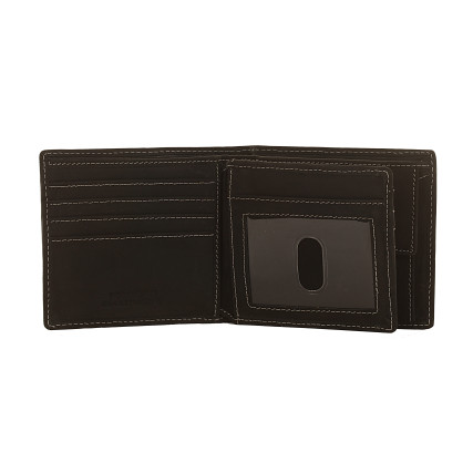 Мужской кожаный кошелек Woodbridge черный – Фото 2