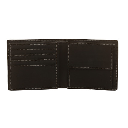 Мужской кожаный кошелек Woodbridge черный – Фото 3
