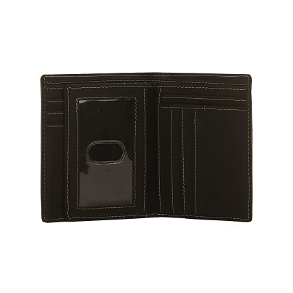 Мужской кожаный кошелек Woodbridge черный – Фото 3