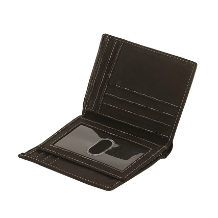 Мужской кожаный кошелек Woodbridge черный – Фото 6