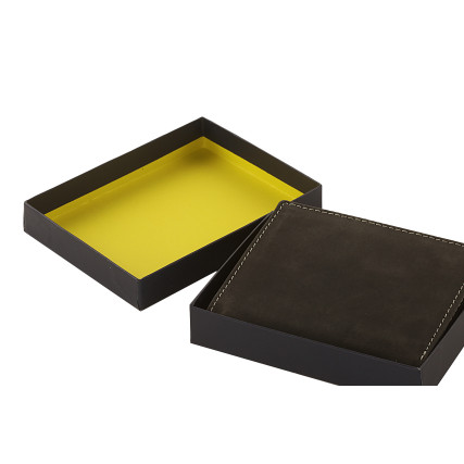 Мужской кожаный кошелек Woodbridge черный – Фото 8