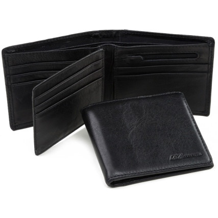 Мужской кожаный кошелек RUFF RYDER черный – Фото 2