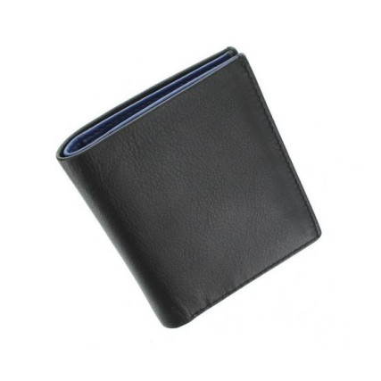 Мужской кожаный кошелек Visconti Slim VSL26 черный – Фото 1